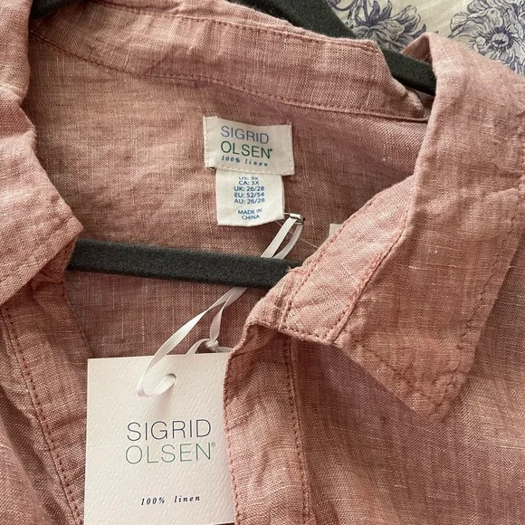 Sigrid Olsen Linen shirt - Picture 6 of 9
